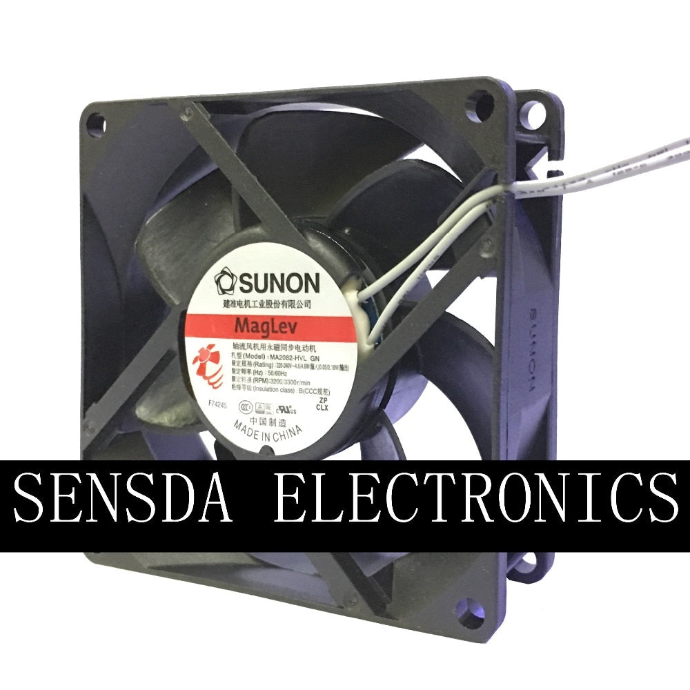 SUNON MA2082-HVL.GN 80x80x25mm 230V AC Axial Cooling Fan