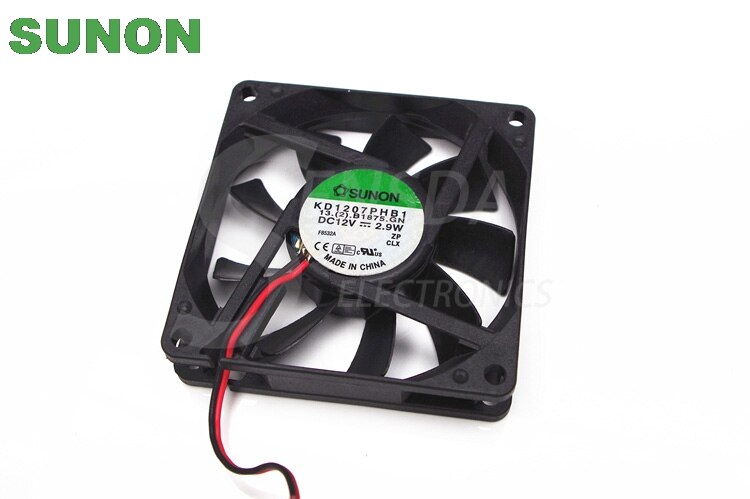 SUNON KD1207PHB1 70x70x15mm 12V DC Axial Cooling Fan