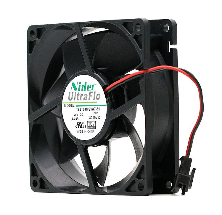 Nidec T92T24MS1A7-51 92x92x25mm 24V DC 1A Axial Cooling Fan