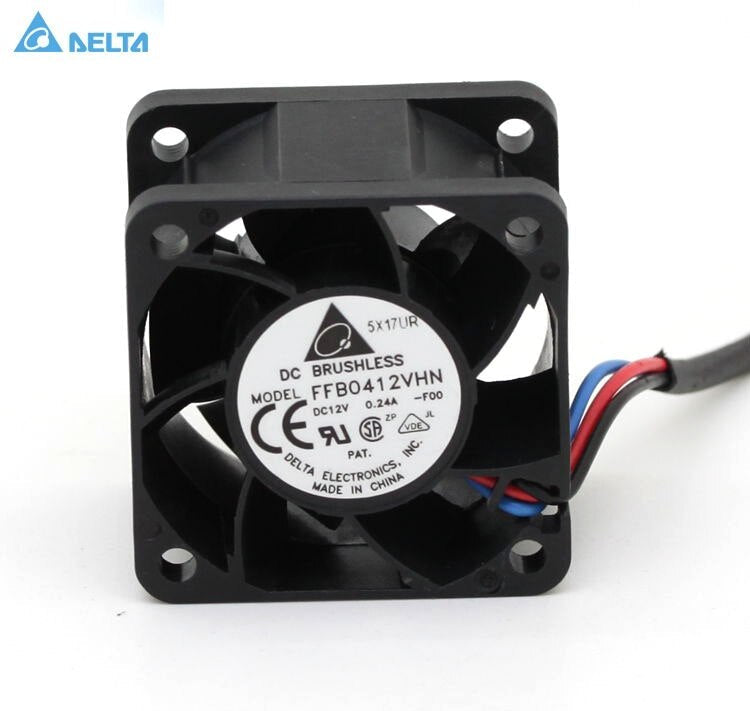 Delta FFB0412VHN 40x40x28mm 12V DC 24A Axial Cooling Fan