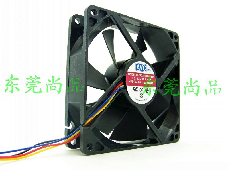 AVC DS09225R12HP207 92x92x25mm 12V DC 0.41A Axial Cooling Fan