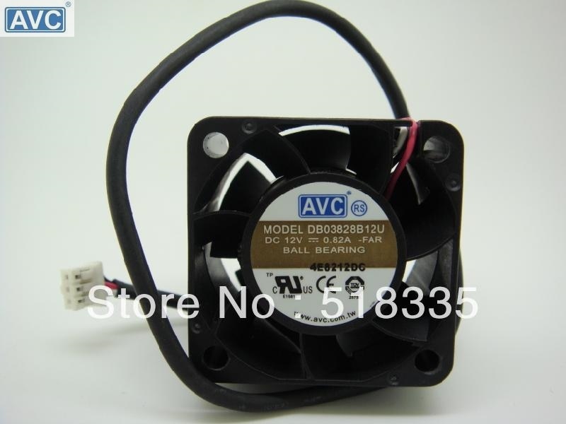 AVC DB03828B 38x38x28mm 12V DC Axial Cooling Fan