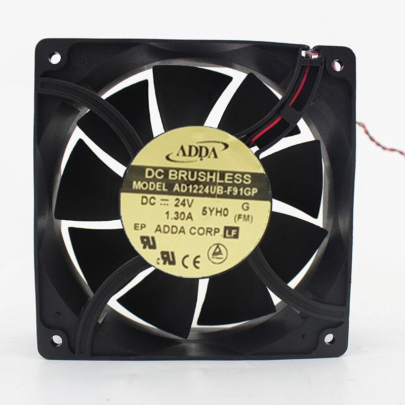 ADDA AD1224UB-F91GP 120x120x38mm 24V DC 1.30A Axial Cooling Fan