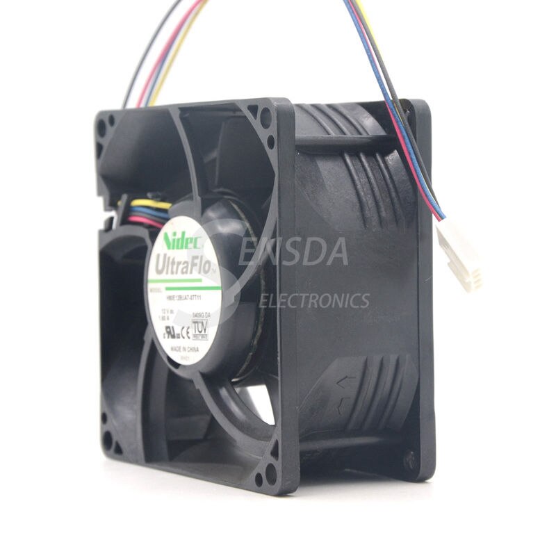 Nidec H80E12BUA7-07T11 80x80x38mm 12V DC 1.6A Axial Cooling Fan