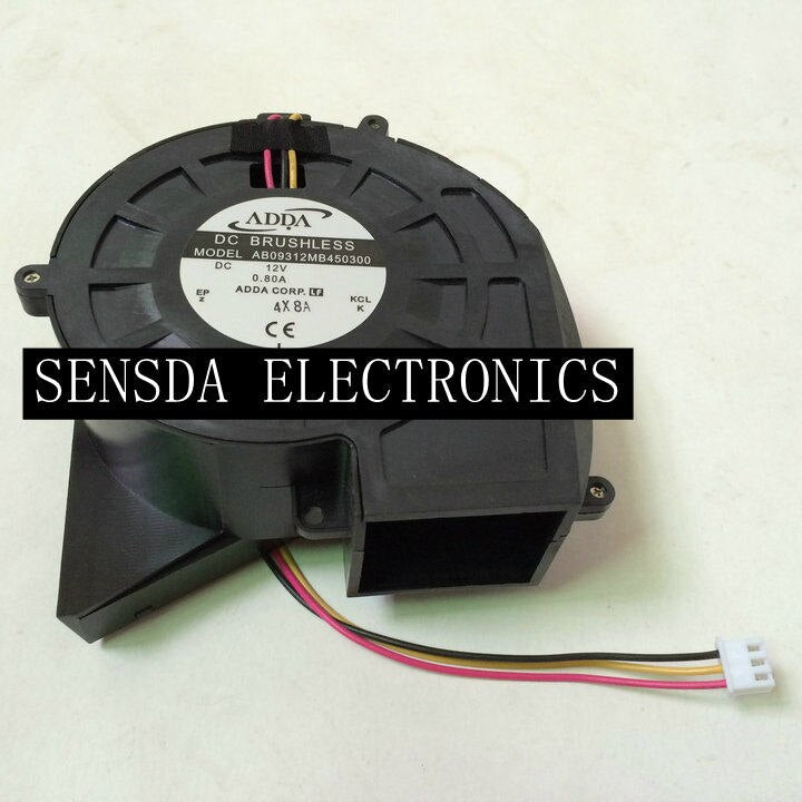 ADDA AB09312MB450300 12V DC 0.80A DC Blower Fan