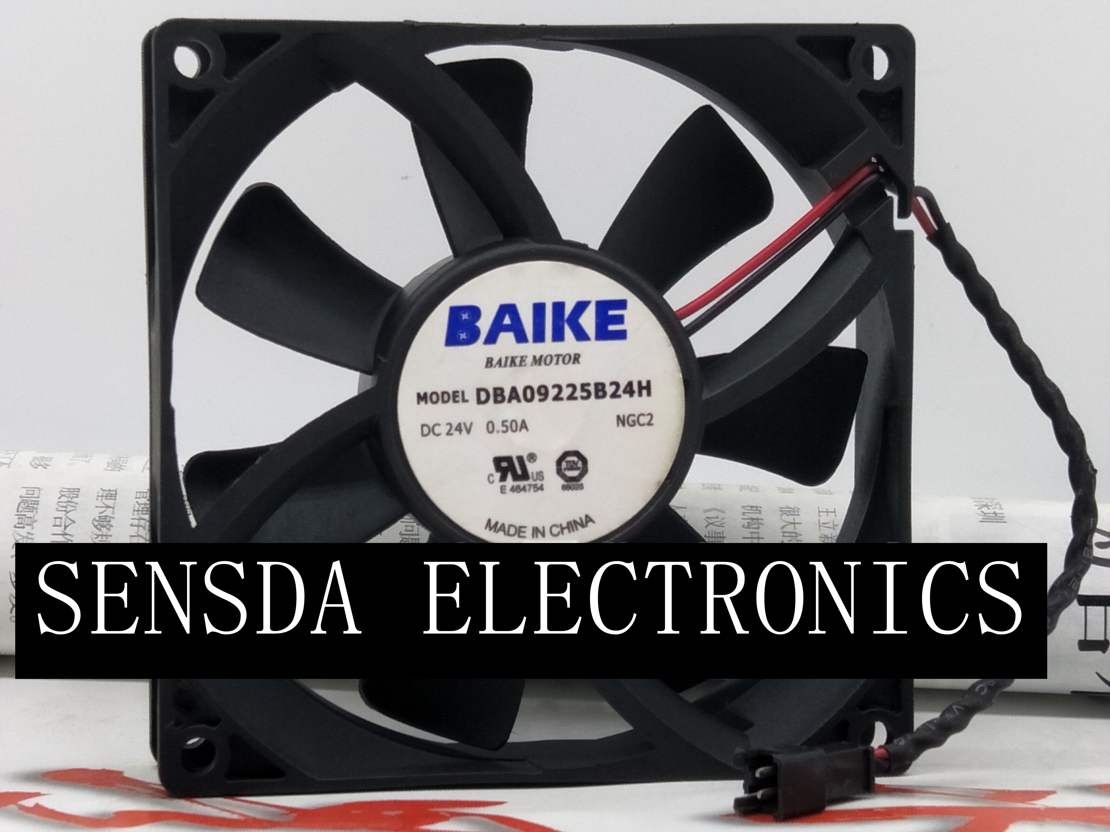 DBA09225B24H 92x92x25mm 24V DC 0.50A Axial Cooling Fan