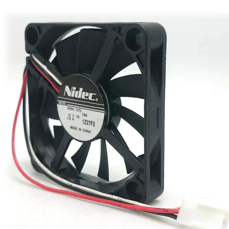 Nidec D06X-12TL 12V DC 60x60x10mm Brushless Cooling Fan