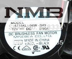 NMB 4715KL-04W-B49 12V DC 119x119x38mm Axial Cooling Fan