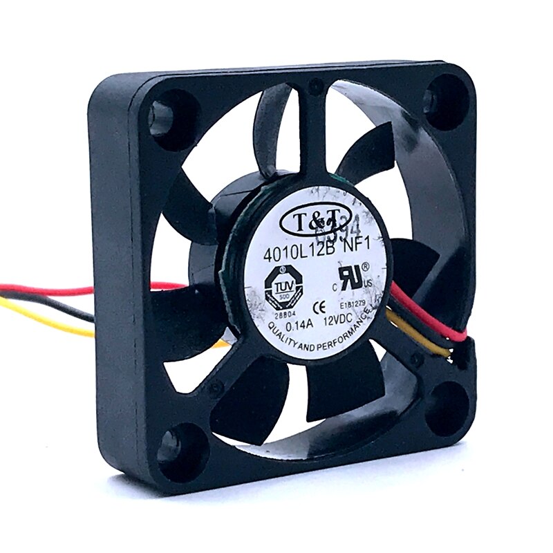 ebm-papst 4010L12B 40x40x10mm 12V DC 0.14A Axial Cooling Fan