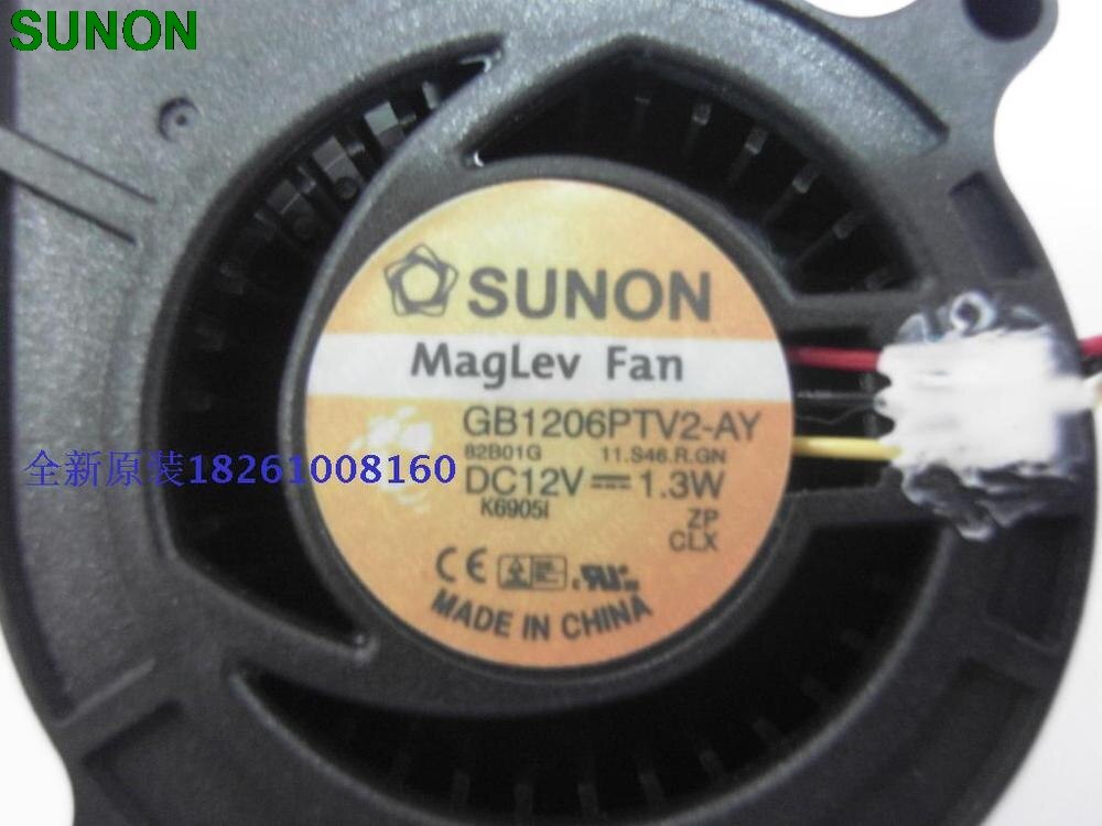 SUNON GB1206PTV2-AY 60x60x25mm 12V DC Axial Cooling Fan