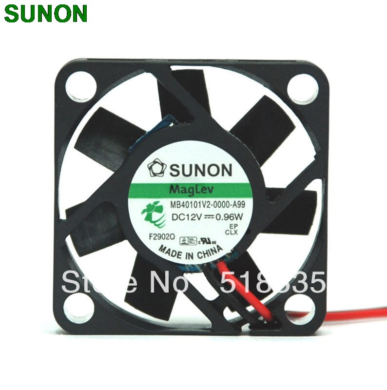 SUNON MB40101V2 40x40x10mm 12V DC Axial Cooling Fan