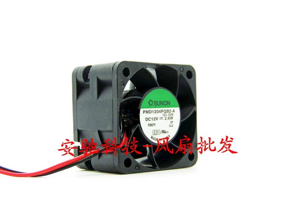 SUNON PMD1204PQB2-A 40x40x28mm 12V DC Axial Cooling Fan