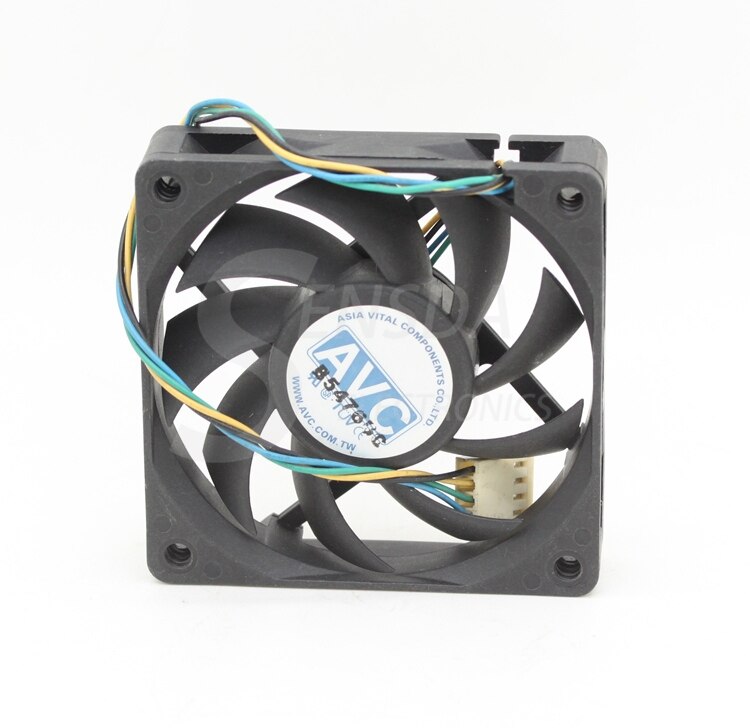 AVC DE07015T12U 70x70x15mm 12V DC 0.7A 4-Wire Axial Cooling Fan
