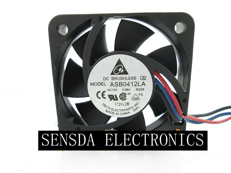 Delta ASB0412LA 40x40x10mm 12V DC 0.06A Axial Cooling Fan
