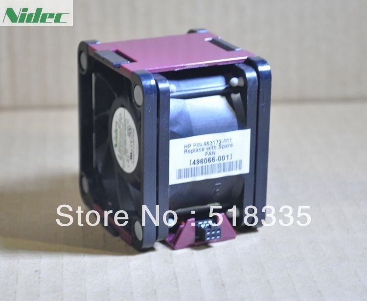 Nidec V60E12BS1A7-09A032 49x49x60mm EC 1A Axial Cooling Fan