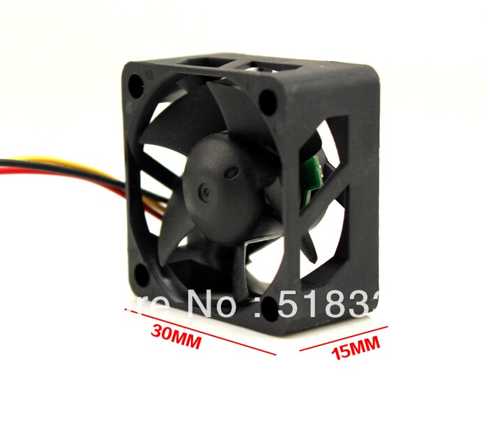 Delta ASB0312LB 30x30x15mm 12V DC 0.10A Axial Cooling Fan