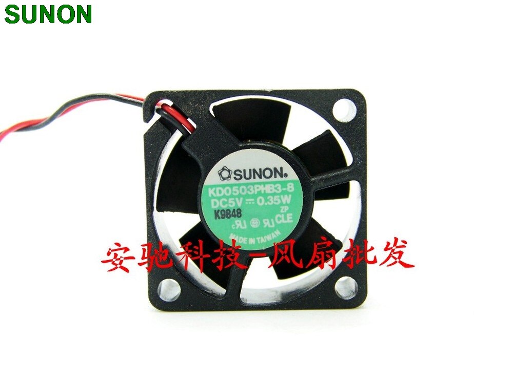 SUNON KD0503PHB3-8 30x30x15mm 5V DC Axial Cooling Fan