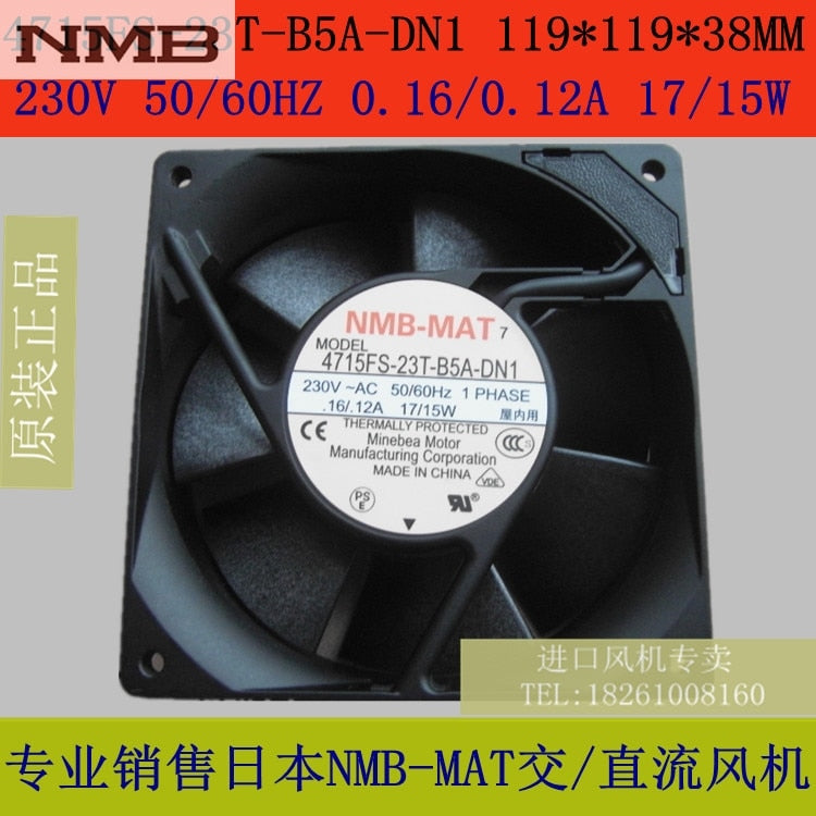 NMB 4715FS-23T-B5A-DN1 119x119x38mm 5A Axial Cooling Fan