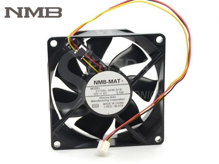 NMB 3110RL-04W-S19 31x31x10mm 56A Axial Cooling Fan