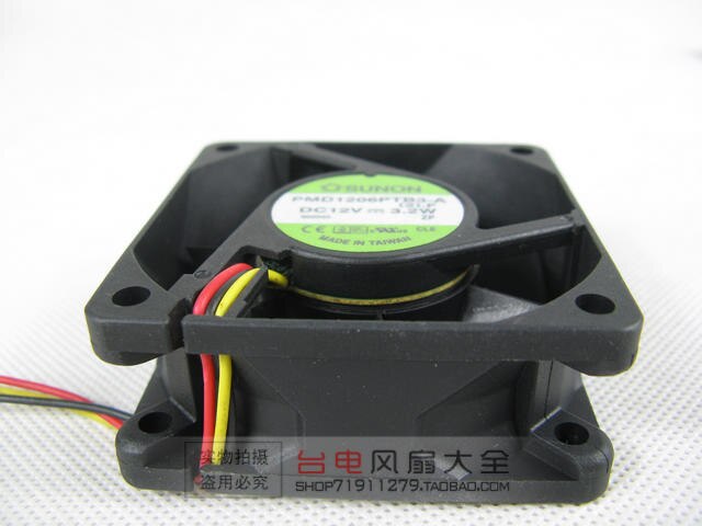 SUNON PMD1206PTB3-A 60x60x38mm 12V DC Axial Cooling Fan