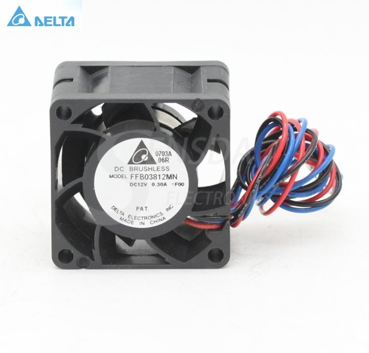 Delta FFB03812MN 38x38x28mm 12V DC 0.30A Axial Cooling Fan