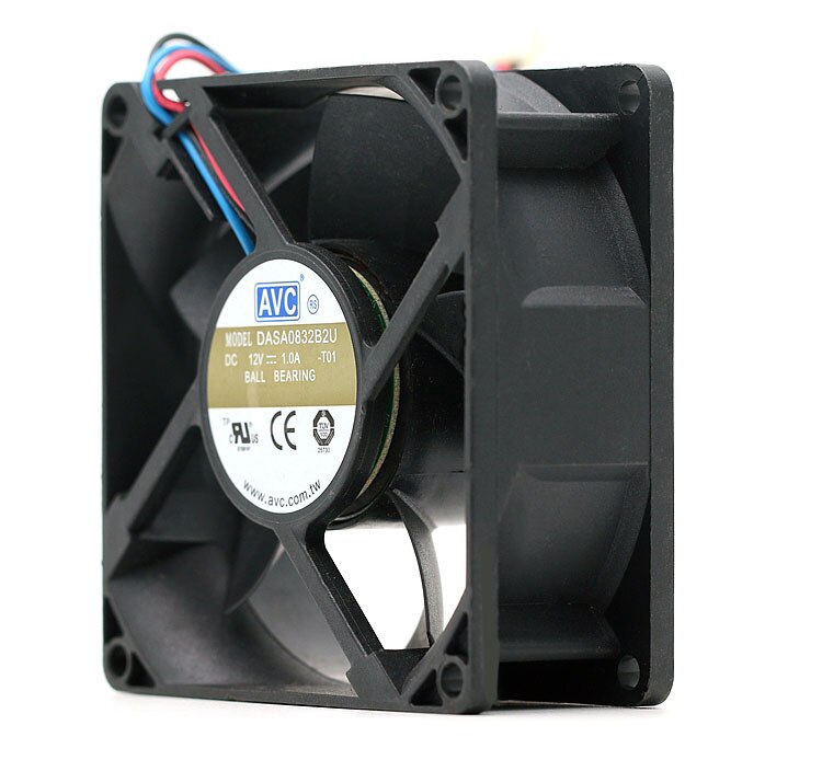 AVC DASA0832B2U 80x80x32mm 12V DC 1.0A Axial Cooling Fan