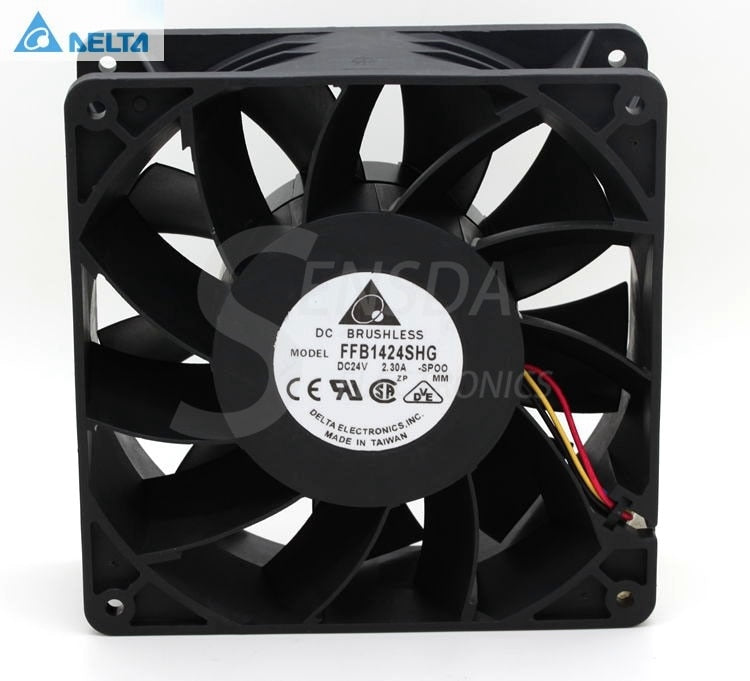 Delta FFB1424SHG 139.7x139.7x50.8mm 24V DC 2.3A Axial Cooling Fan