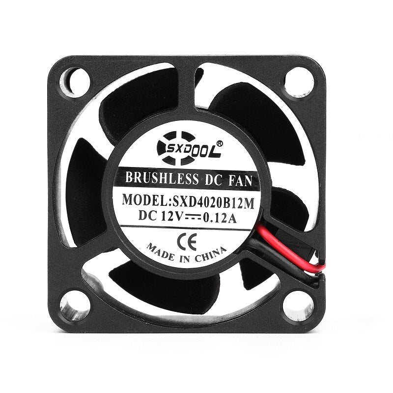 SXDOOL SXD4020B12M 12V DC 40x40x20mm Brushless Cooling Fan