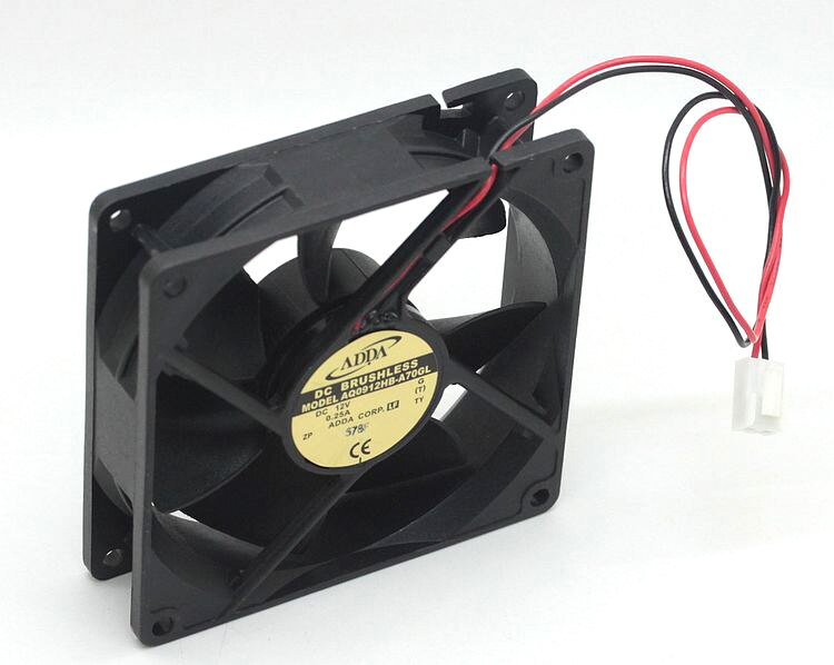 ADDA AQ0912HB-A70GL 92x92x25mm 12V DC 0.25A Axial Cooling Fan