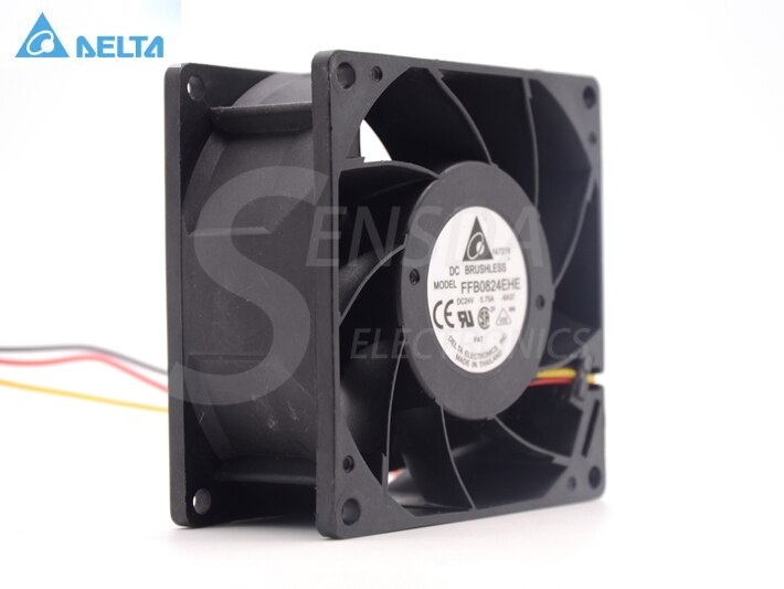 Delta FFB0824EHE 80x80x38mm 24V DC Axial Cooling Fan