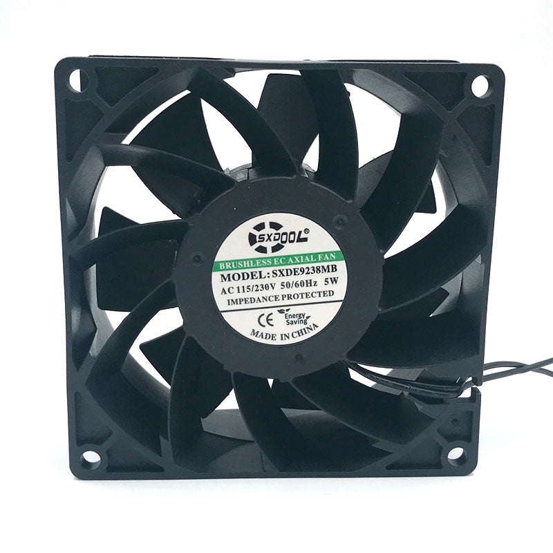 SXDOOL EC Axial Fan 92x92x38mm AC 110/115/220/230V 5W