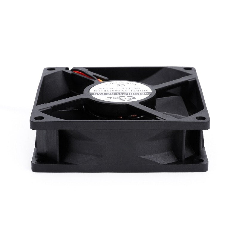 SXDOOL SXD8025B12M 12V DC 80x80x25mm Brushless Cooling Fan