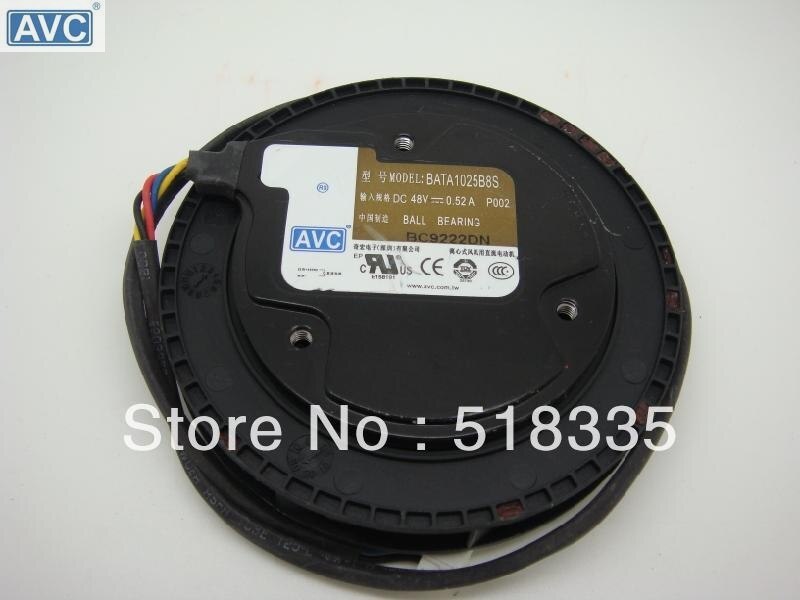 AVC BATA1025B8S 100x100x25mm 48V DC 52A Axial Cooling Fan