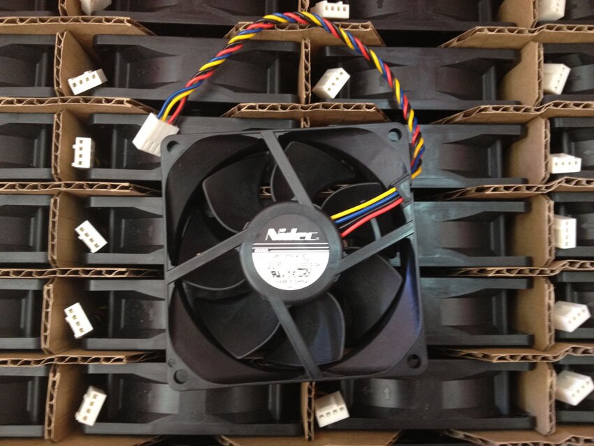 Nidec L80T12NS1A7-57 12V DC 80x80x25mm Brushless Cooling Fan