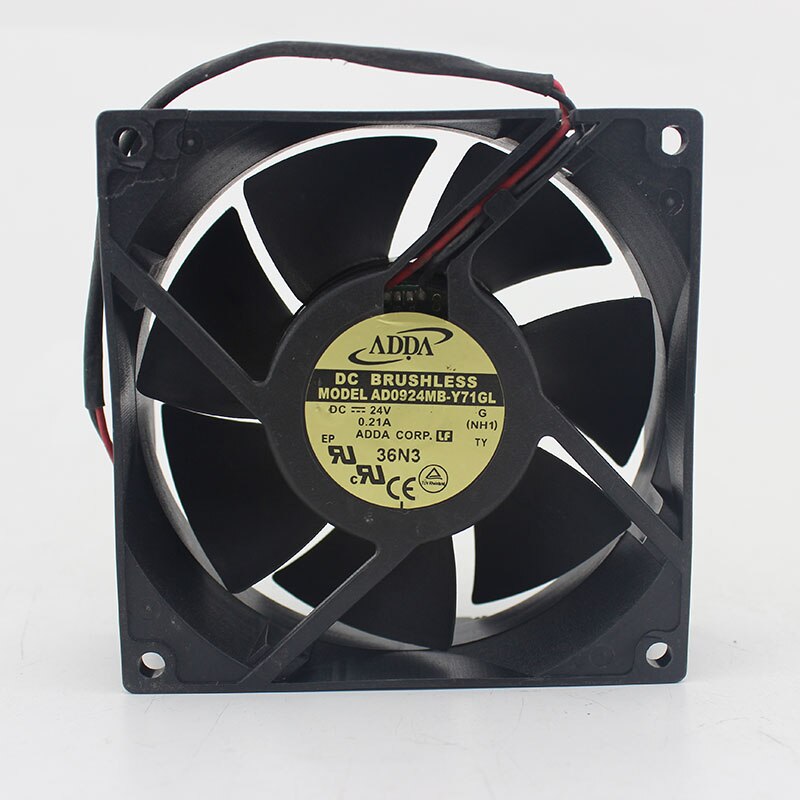 ADDA AD0924MB-Y71GL 90x90x32mm 24V DC 0.21A Axial Cooling Fan