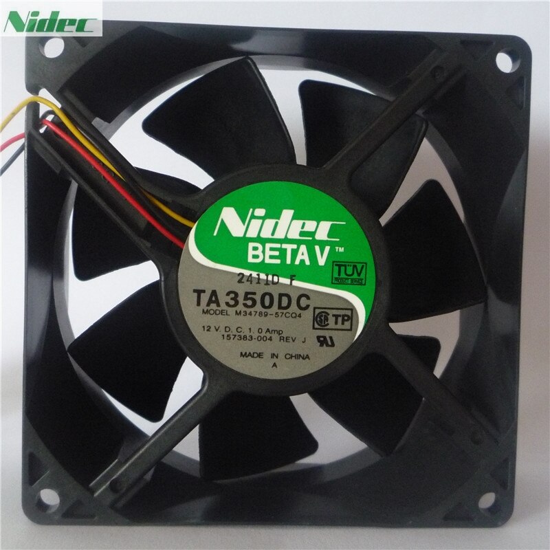 Nidec TA350DC 34x34x78mm 12V DC 1A Axial Cooling Fan