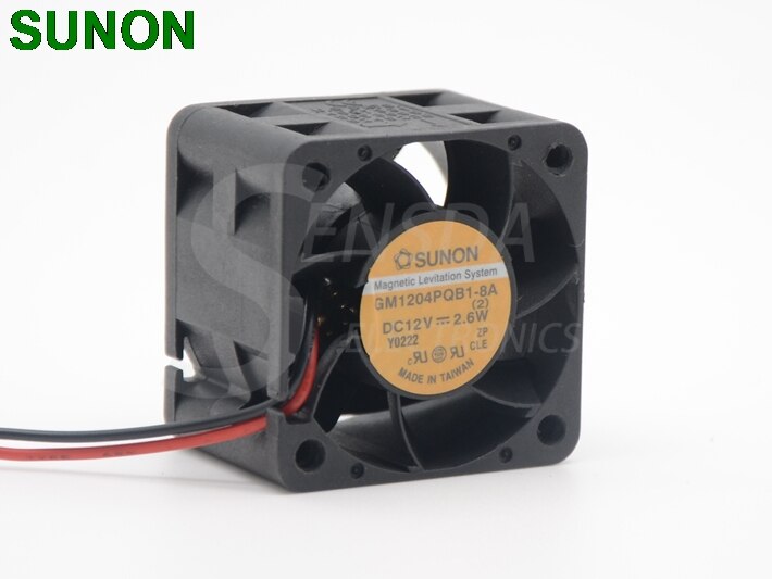 SUNON GM1204PQB1-8A 40x40x28mm 12V DC Axial Cooling Fan