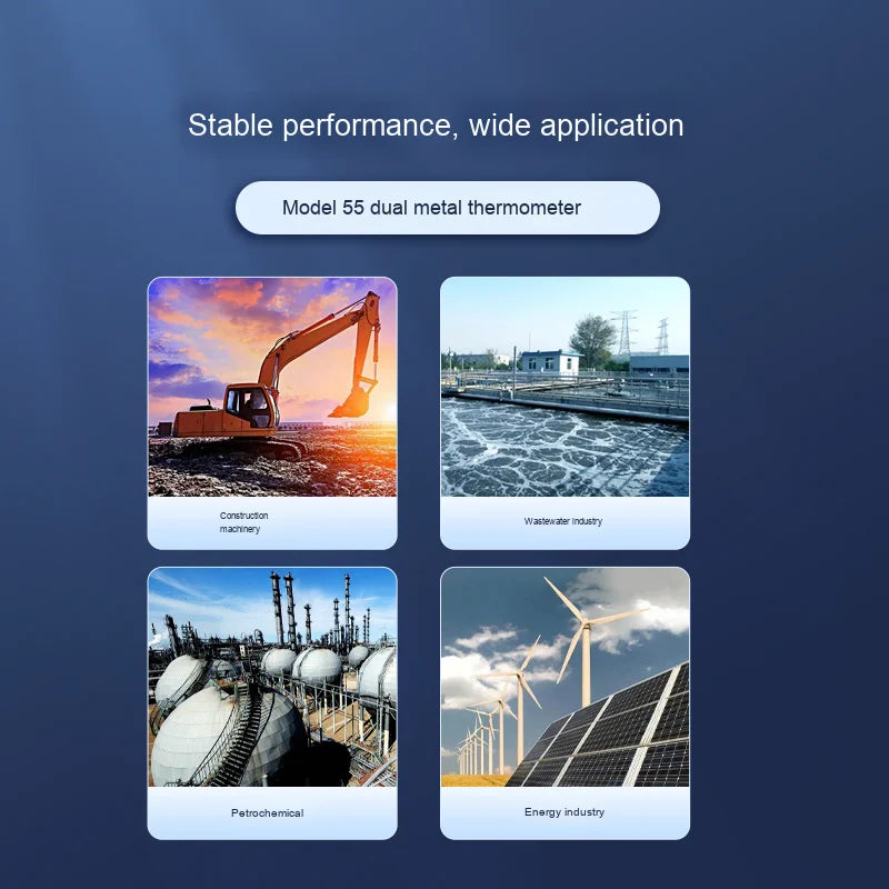 WIKA 55 Series Universal Dual Metal Thermometer High Quality Gauges Product