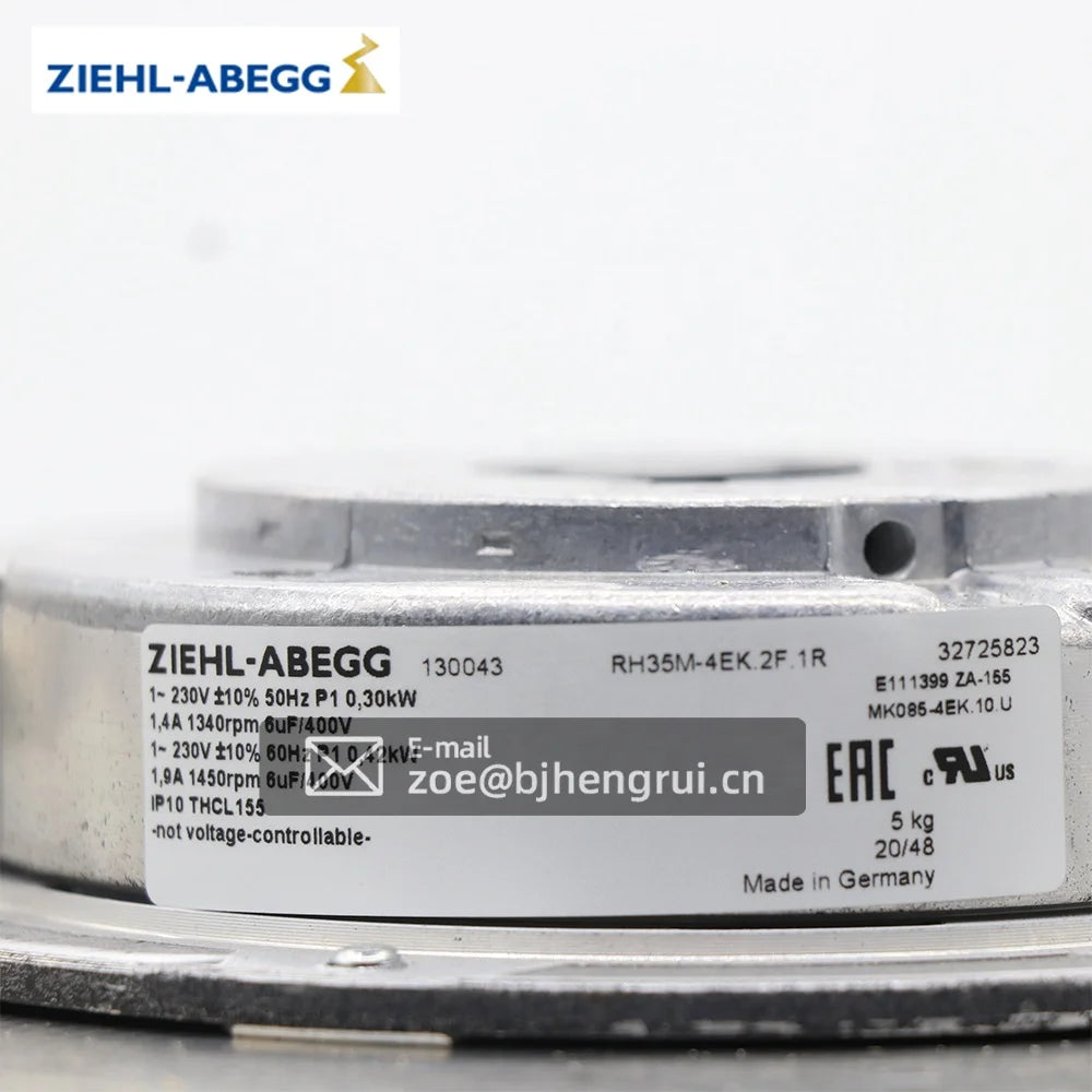 Ziehl-abegg RH35M-4EK.2F.1R RB4C-355/170K R4E355-RM03-05 R3G355-RB03-10 R8 1.4A 230V AC 300W ACS800R8 ABB Inverter Cooling Fan