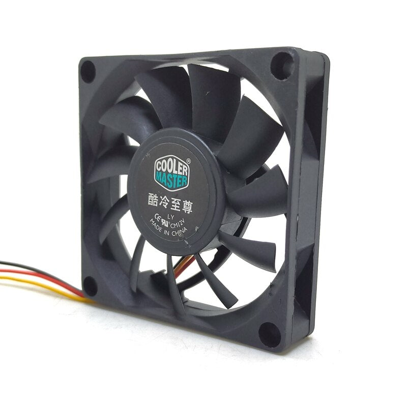 Cooler Master A7015-30RB-3AN-F1 70x70x15mm 12V DC 0.22A 3-Wire Axial Cooling Fan