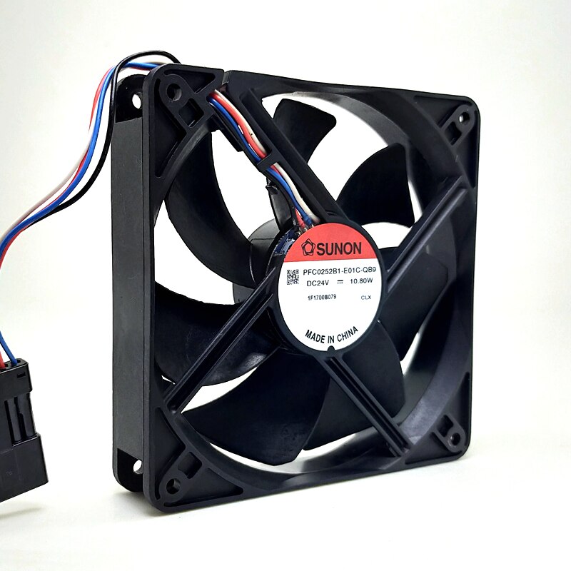 SUNON PFC0252B1-E01C-QB9 120x120x25mm 24V DC Axial Cooling Fan
