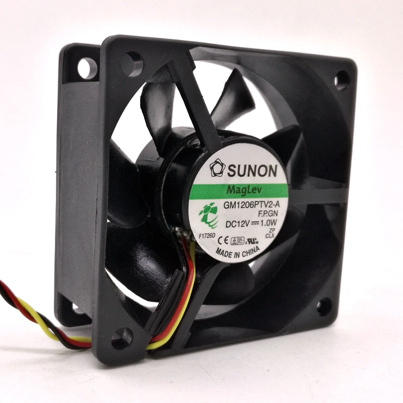 SUNON GM1206PTV2-A 60x60x25mm 12V DC Axial Cooling Fan