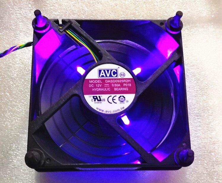 AVC DASD0925R2H 12V DC 90x90x25mm Brushless Cooling Fan