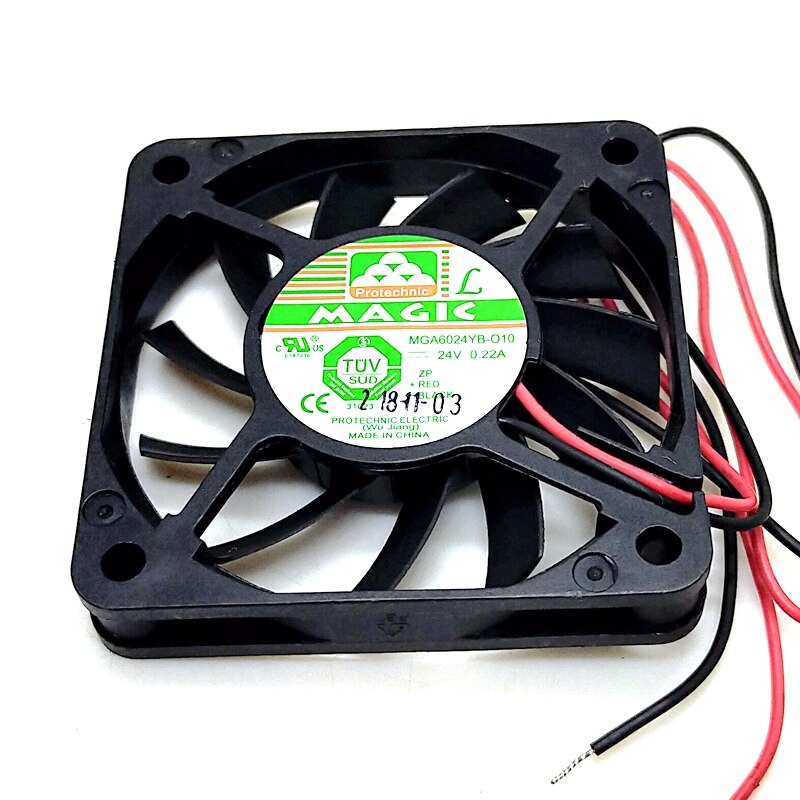 60X60X10mm 60x60x10mm 24V DC Axial Cooling Fan