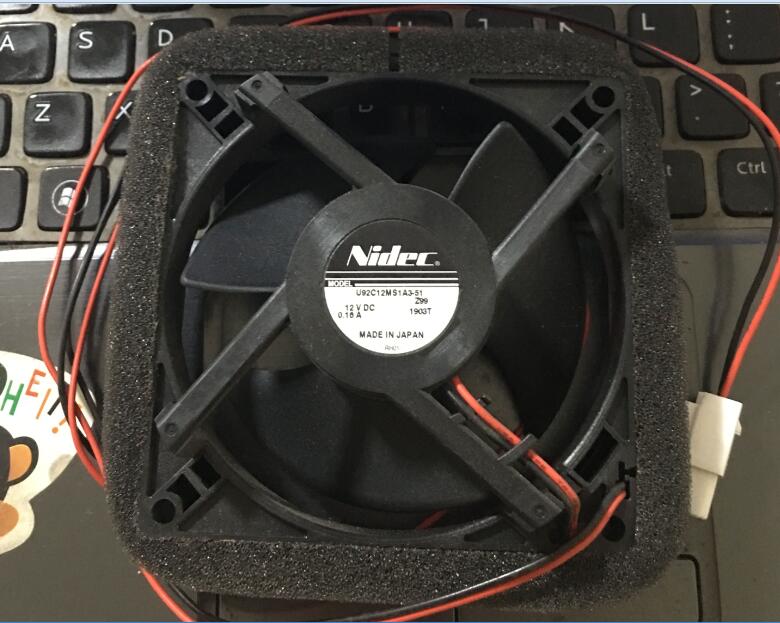 Nidec U92C12MS1A3-51 90mmclassmm 12V DC 1A Axial Cooling Fan