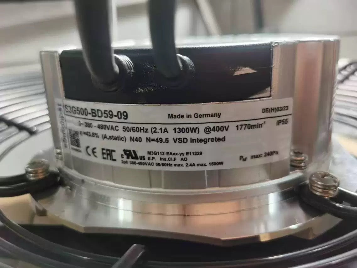 S3G500-BD59-09 ebm papst centrifugal fan