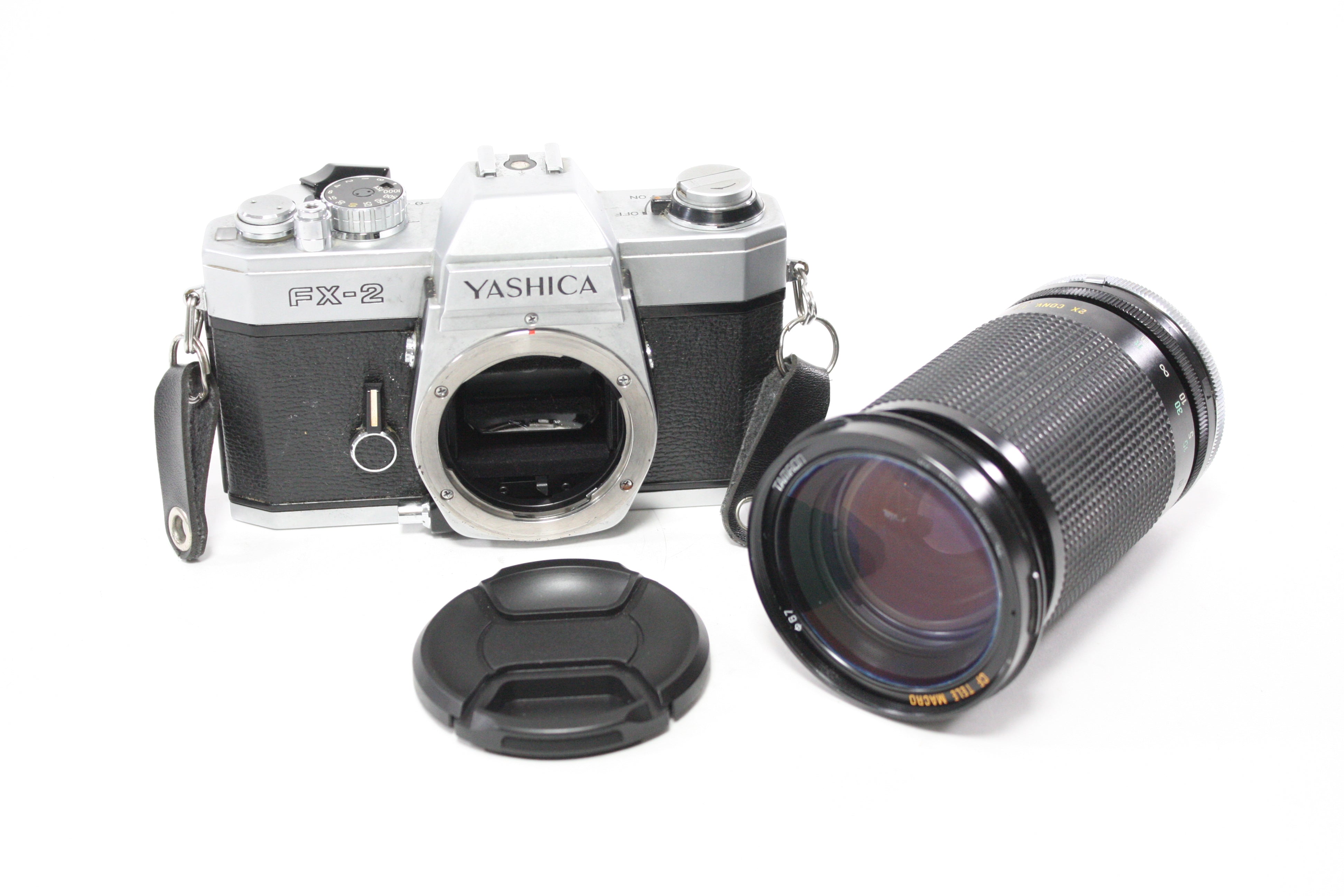 Yashica FX-2 35mm SLR with Tamron 35-135mm f/3.5-4.2 CF Tele Macro Lens