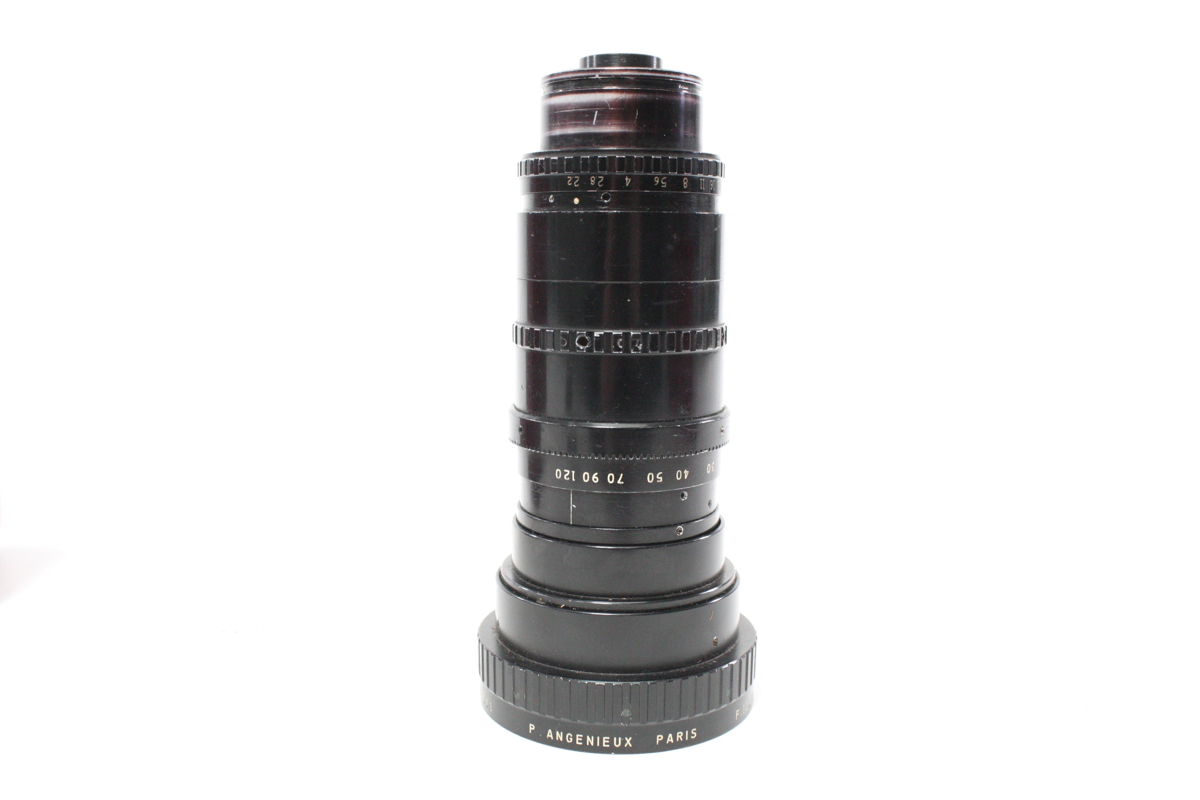 P. Angenieux Paris 12-120mm f/2.2 Angenieux-Zoom Type 10x12 B Lens for Arri Flex Mount AS-IS