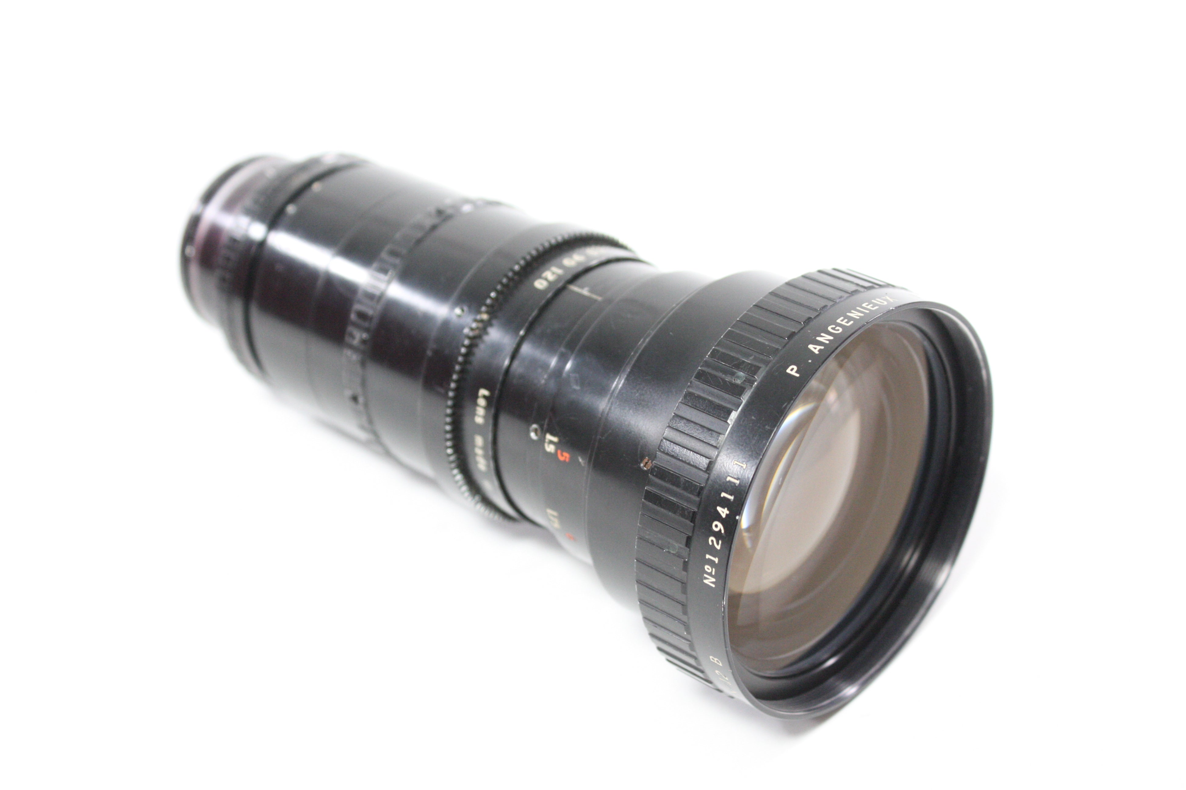 P. Angenieux Paris 12-120mm f/2.2 Angenieux-Zoom Type 10x12 B Lens for Arri Flex Mount AS-IS