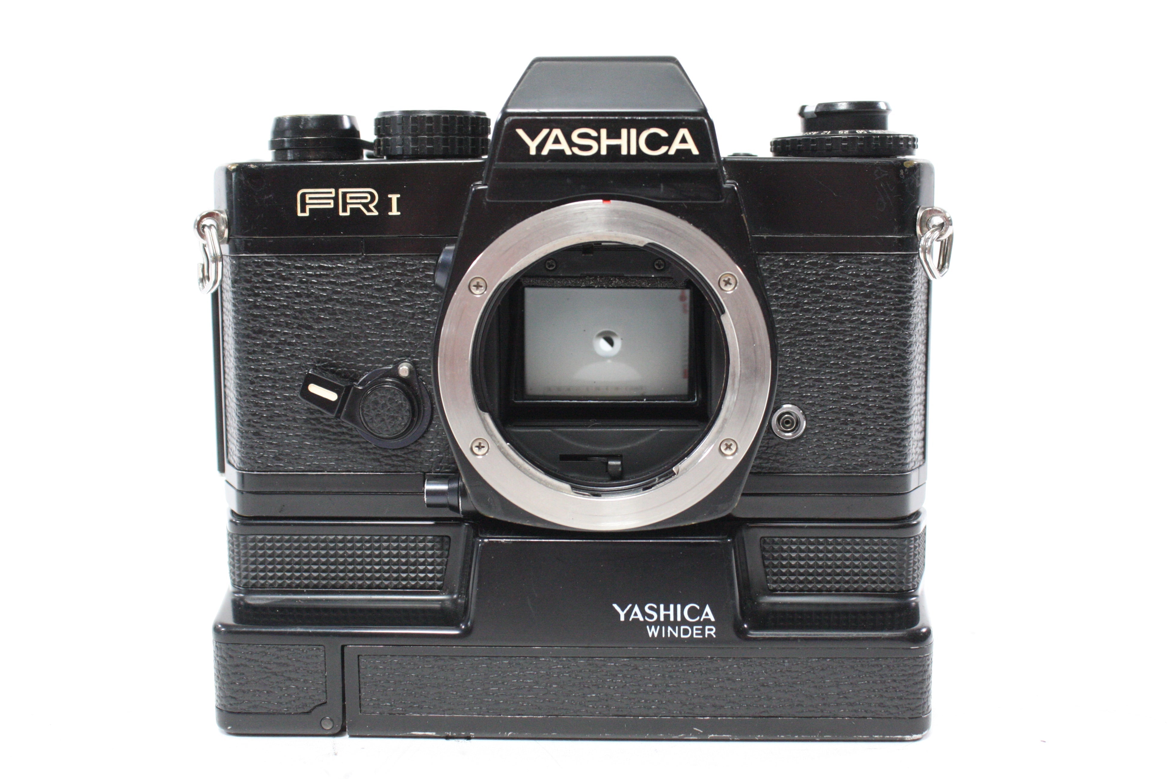 Yashica FR I 35mm SLR Camera with 28mm f/2.8 ML Lens with Winder
